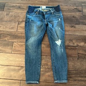 Gap 26s true skinny ankle maternity jeans
